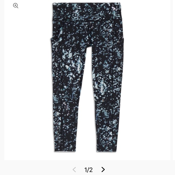 Lululemon Fast and Free Crop - Picture 1 of 9